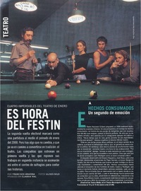 Es hora del festín  [artículo] Francisco Aravena