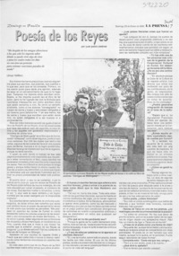 Poesía de los Reyes  [artículo] Juan Pablo Jiménez