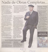 Nada de obras completas  [artículo]