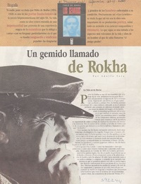 Un gemido llamado de Rokha  [artículo] Adolfo Vera