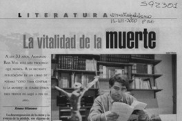 La vitalidad de la muerte  [artículo] Ximena Villanueva