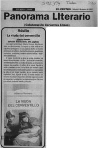 La viuda del conventillo  [artículo]