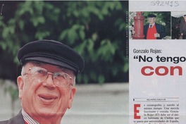 "No tengo nada que ver con la vejez ni con la muerte"  [artículo] Álvaro Matus