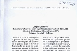 Los niños cristaleros  [artículo] Ivette Lozoya López