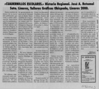 Cuadernillos escolares  [artículo]