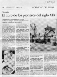 El libro de los pioneros del siglo XIX  [artículo] Víctor M. Mandujano