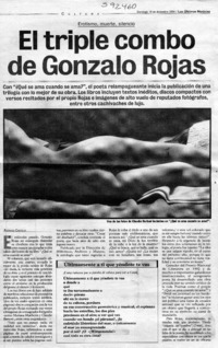 El triple combo de Gonzalo Rojas