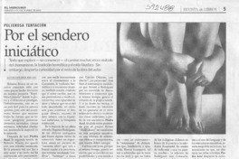 Por el sendero iniciático  [artículo] Javier Edwards Renard