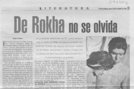 De Rokha no se olvida  [artículo] Sergio Tanhnuz