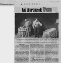 Las sincronías de Rivano  [artículo] Ximena Villanueva