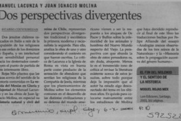 Dos perspectivas divergentes  [artículo] Ricardo Couyoumdjian