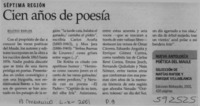 Cien años de poesía  [artículo] Beatriz Berger
