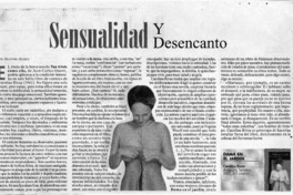 Sensualidad y desencanto