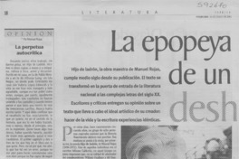 La epopeya de un desheredado