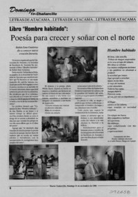 Poesía para crecer y soñar con el norte  [artículo]