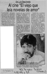 Al cine "El viejo que leía novelas de amor"  [artículo]