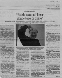 "Patria es aquel lugar donde todo te duele"  [artículo] J. P. Dardel