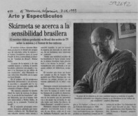 Skármeta se acerca a la sensibilidad brasilera  [artículo]