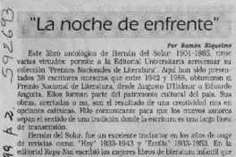 "La noche de enfrente"  [artículo] Ramón Riquelme