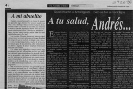 A tu salud, Andrés  [artículo]