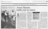 Antonio Skármeta, bendito entre las mujeres