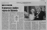 El picaresco y maduro regreso de Skármeta  [artículo] Andrés Gómez B.