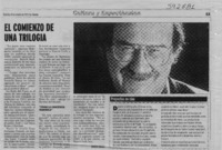 El comienzo de una trilogía  [artículo] Andrés Gómez