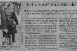 "El cartero" va a Mar del Plata