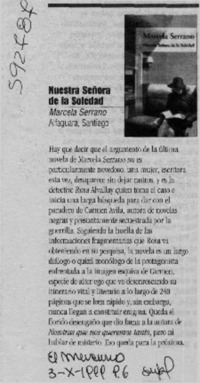 Nuestra señora de la soledad  [artículo]