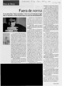 Fuera de norma  [artículo]