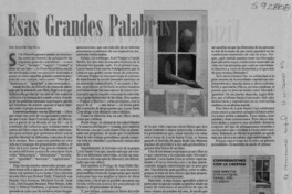 Esas grandes palabras  [artículo] Agustín Squella