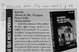 Las guerras que nos esperan  [artículo] Ricardo Bravo