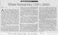 Efraín Szmulewicz (1911-2000)