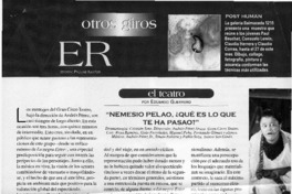 Nemesio pelao, ¿qué es lo que te ha pasao?