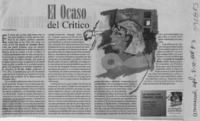 El ocaso del crítico  [artículo] José Promis