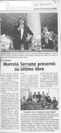 Marcela Serrano presentó su último libro