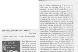 Historia y poder de la prensa