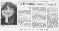 La literatura como mentira