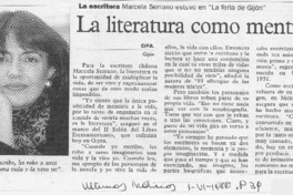 La literatura como mentira