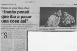 "Jamás pensé que iba a pasar una cosa así"  [artículo] Leopoldo Pulgar I.