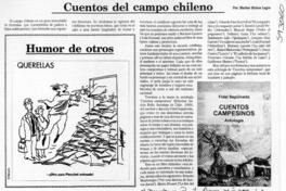 Cuentos del campo chileno  [artículo] Marino Muñoz Lagos