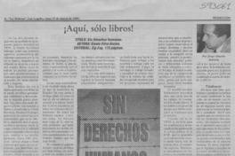 Sin derechos humanos  [artículo] Jorge Abasolo Aravena