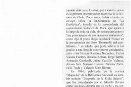 Historia social  [artículo] Luis Vitale