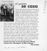 El poeta se casa  [artículo] Pilar Hurtado