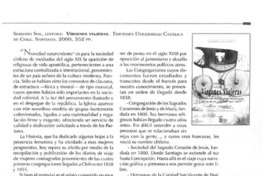 Vírgenes viajeras  [artículo] M. del Carmen Pérez W.