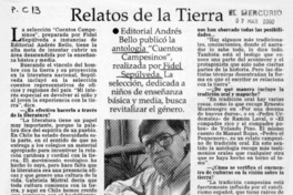 Relatos de tierra  [artículo]