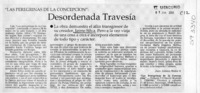 Desordenada travesía  [artículo] Juan Antonio Muñoz H.