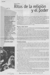 Ritos de la religión y el poder  [artículo] Leopoldo Pulgar