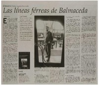 Las líneas férreas de Balmaceda