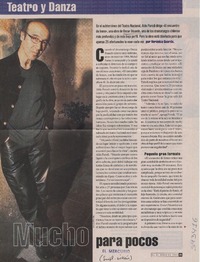 Mucho para pocos  [artículo] Verónica Guarda